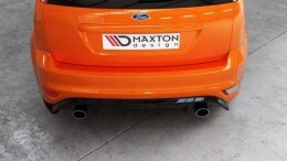 Heck Ansatz Diffusor passend für FORD FOCUS II ST FACELIFT Carbon Look