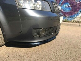 Street+ Spoilerlippe Front Ansatz V.1 passend für Audi A4 S-Line B6 schwarz Hochglanz