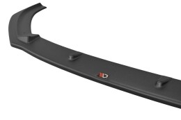 Cup Spoilerlippe Front Ansatz passend für V.1 Audi S3 / A3 S-Line Hatchback / Sportback 8V Facelift schwarz Hochglanz