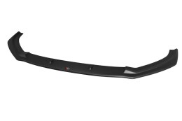 Cup Spoilerlippe Front Ansatz passend für V.1 Audi S3 / A3 S-Line Hatchback / Sportback 8V Facelift schwarz Hochglanz