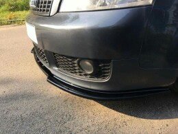 Cup Spoilerlippe Front Ansatz V.2 passend für Audi A4 S-Line B6 schwarz Hochglanz