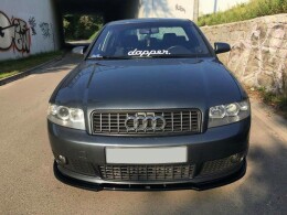 Cup Spoilerlippe Front Ansatz V.2 passend für Audi A4 S-Line B6 schwarz Hochglanz