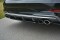 Mittlerer Cup Diffusor Heck Ansatz passend für Audi S3 8V FL Hatchback / Sportback / Limousine schwarz Hochglanz