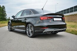 Heck Ansatz Flaps Diffusor passend für Audi S3 / A3...