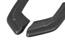 Heck Ansatz Flaps Diffusor passend für Audi S3 / A3 S-Line 8V FL Limousine schwarz Hochglanz