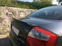 Heck Spoiler Aufsatz Abrisskante für Audi A4 S-Line B6 Limo schwarz Hochglanz