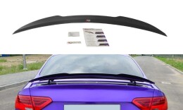 Heck Spoiler Aufsatz Abrisskante für Audi RS5 Mk1 8T FL schwarz Hochglanz