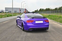 Heck Spoiler Aufsatz Abrisskante passend für Audi RS5 Mk1 8T Facelift schwarz Hochglanz