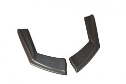 Heck Ansatz Flaps Diffusor passend für Audi RS5 Mk1 8T Facelift schwarz Hochglanz