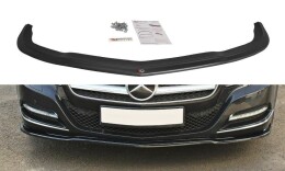 Street+ Spoilerlippe Front Ansatz passend für Mercedes CLS C218 schwarz Hochglanz