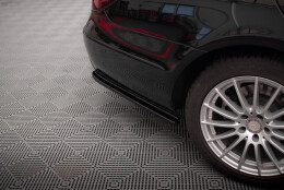 Heck Ansatz Flaps Diffusor passend für Mercedes-Benz CLS C218 schwarz Hochglanz