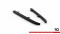 Heck Ansatz Flaps Diffusor passend für Mercedes-Benz CLS C218 schwarz Hochglanz