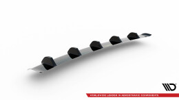 Street+ Heck Ansatz Diffusor passend für Mercedes CLS C218 schwarz Hochglanz