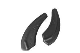 Heck Ansatz Flaps Diffusor passend für Mazda 3 BN (Mk3) Facelift schwarz Hochglanz