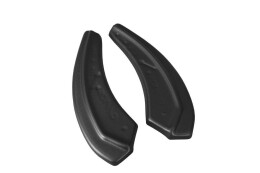 Heck Ansatz Flaps Diffusor passend für Mazda 3 BN (Mk3) Facelift schwarz Hochglanz