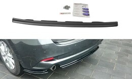 Mittlerer Cup Diffusor Heck Ansatz für Mazda 3 BM Mk3 FL schwarz Hochglanz