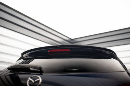 Heck Spoiler Aufsatz Abrisskante für Mazda 3 BN (Mk3) Facelift Carbon Look