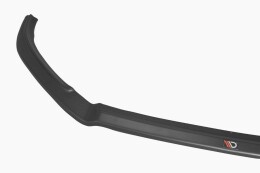 Cup Spoilerlippe Front Ansatz V.1 passend für Mazda 3 BN (Mk3) Facelift schwarz Hochglanz