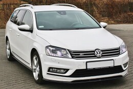Street+ Spoilerlippe Front Ansatz V.1 passend für VW Passat B7 R-Line Carbon Look