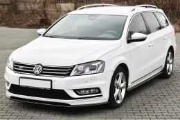 Cup Spoilerlippe Front Ansatz V.1 passend für VW Passat R-Line B7 schwarz Hochglanz
