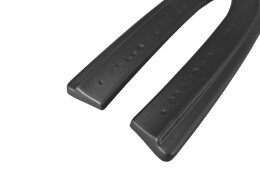 Heck Ansatz Flaps Diffusor passend für VW Passat B7 R-Line Variant Carbon Look