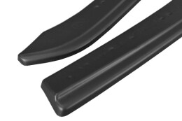 Heck Ansatz Flaps Diffusor passend für VW Passat B7 R-Line Variant Carbon Look