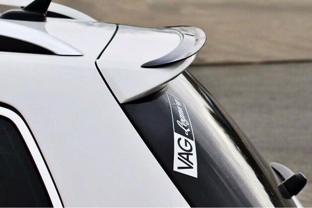 Heck Spoiler Aufsatz Abrisskante passend für VW Passat R-Line B7 Variant schwarz Hochglanz