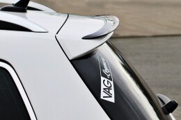Heck Spoiler Aufsatz Abrisskante für VW Passat B7 R-Line Variant schwarz Hochglanz
