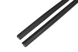 Seitenschweller Ansatz Cup Leisten passend für VW Passat R-Line B7 schwarz Hochglanz