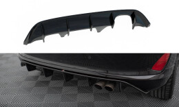 Heck Ansatz Diffusor passend für Ford Fiesta Mk8 ST schwarz Hochglanz