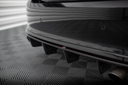Heck Ansatz Diffusor passend für Ford Fiesta Mk8 ST schwarz Hochglanz