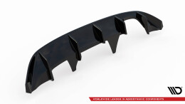 Heck Ansatz Diffusor passend für Ford Fiesta Mk8 ST schwarz Hochglanz