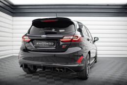 Street+ Heck Ansatz Diffusor passend für Ford Fiesta Mk8 ST schwarz Hochglanz