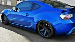 Seitenschweller Ansatz Cup Leisten passend für TOYOTA GT86 schwarz Hochglanz