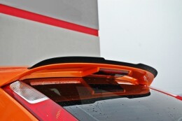 Heck Spoiler Aufsatz Abrisskante für Ford Focus ST Mk2 schwarz Hochglanz