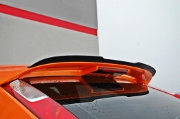 Heck Spoiler Aufsatz Abrisskante passend für Ford Focus ST Mk2 schwarz Hochglanz