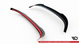 Heck Spoiler Aufsatz Abrisskante passend für VW SCIROCCO STANDARD schwarz Hochglanz