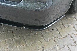Heck Ansatz Flaps Diffusor passend für AUDI S4 B5 Avant schwarz Hochglanz
