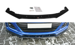 Cup Spoilerlippe Front Ansatz V.1 passend für Subaru BRZ Mk1 Facelift schwarz Hochglanz