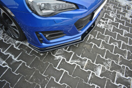Cup Spoilerlippe Front Ansatz V.1 passend für Subaru BRZ Mk1 Facelift schwarz Hochglanz