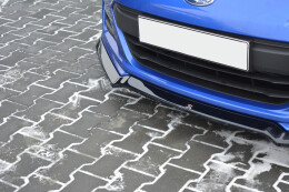 Cup Spoilerlippe Front Ansatz V.3 passend für Subaru BRZ Mk1 Facelift schwarz Hochglanz