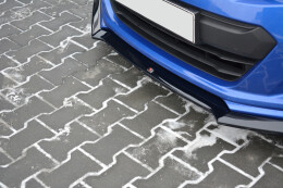 Cup Spoilerlippe Front Ansatz V.3 passend für Subaru BRZ Mk1 Facelift schwarz Hochglanz