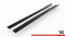 Seitenschweller Ansatz Cup Leisten V.1 passend für Subaru BRZ Mk1 / Mk1 Facelift / Toyota GT86 Facelift schwarz Hochglanz