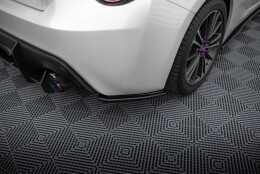 Heck Ansatz Flaps Diffusor V.1 passend für Subaru BRZ Mk1 / Mk1 Facelift schwarz Hochglanz