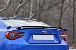 Heck Spoiler Aufsatz Abrisskante passend für Toyota GT86 FL / Subaru BRZ Mk1 FL schwarz Hochglanz