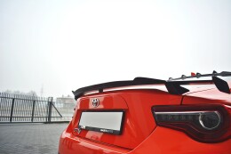 Heck Spoiler Aufsatz Abrisskante passend für Toyota GT86 FL / Subaru BRZ Mk1 FL schwarz Hochglanz