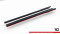 Seitenschweller Ansatz Cup Leisten V.2 passend für Subaru BRZ Mk1 / Mk1 Facelift / Toyota GT86 Facelift schwarz Hochglanz