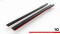 Seitenschweller Ansatz Cup Leisten V.2 passend für Subaru BRZ Mk1 / Mk1 Facelift / Toyota GT86 Facelift schwarz Hochglanz