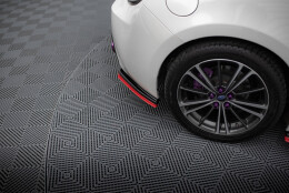 Heck Ansatz Flaps Diffusor V.2 passend für Subaru BRZ Mk1 / Mk1 Facelift schwarz Hochglanz