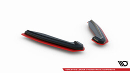 Street+ Heck Ansatz Flaps V.2 passend für Subaru BRZ Mk1 / Mk1 FL schwarz Hochglanz